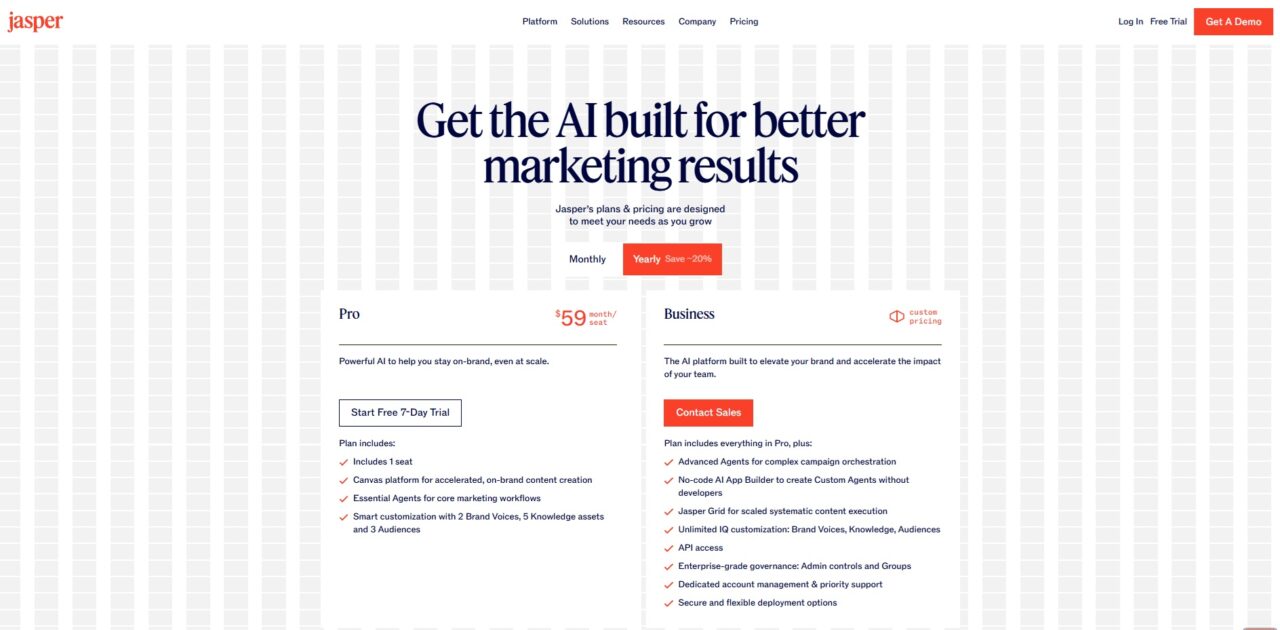 jasperのホームページ